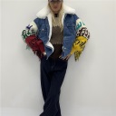 giubbotto con pelliccia removibile season